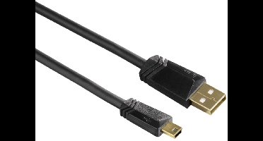 Hama Usb Kabel A - Mini B 1.5M, 3Ster