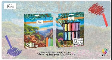 Soft Pastelverf, set van 24