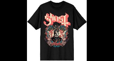 Ghost Papa Hearts Heren T-shirt - zwart - L