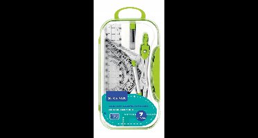 STARPAK Geometrie Set 7 Delen Groen - Essentieel voor School