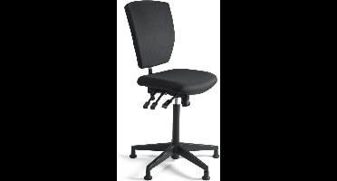 Workliving Werkstoel C Comfort Hoog - Nylon onderstel - Glijdoppen - (N)EN 1335 - Baliestoel - Kassastoel