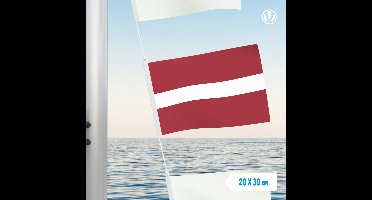 Vlaggetje Letland 20x30cm