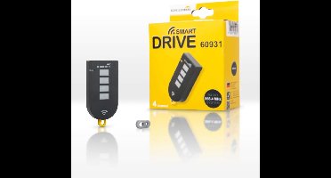 Schellenberg 60931 Garagedeur Afstandsbediening Smart DRIVE, 4-kanaals, 868,4 MHz, Antraciet