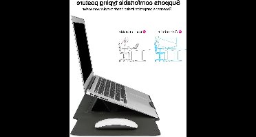 Laptop Sleeve voor 17.3 inch Laptops - Geschikt voor HP, ASUS, Dell, Acer en meer - Bescherming en Stijl in Groen en Grijs