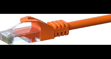 Danicom CAT6 UTP patchkabel - 2 meter oranje - CCA - netwerkkabel - internetkabel - UTP kabel - RJ45 - 1000 mbit/s