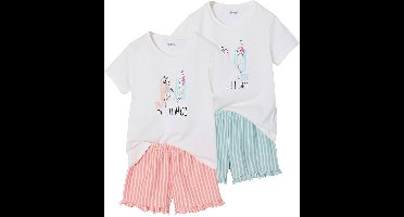 Vertbaudet Set van 2 pyjamashorty voor meisjes