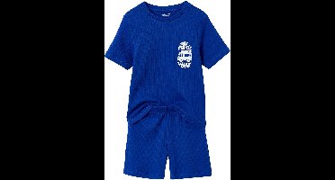 Vertbaudet Geribbelde pyjamashort voor jongens