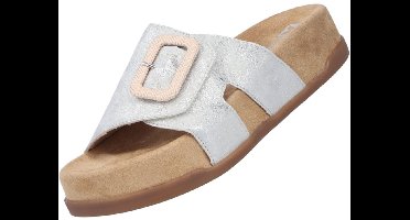 Rieker dames muiltjes zilver