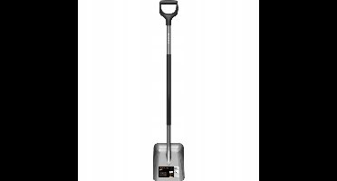 Fiskars Ergonomic - Schep - Boriumstaal - 132 cm - Grijs/Zwart