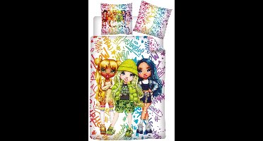 Rainbow High Dekbedovertrek - Eenpersoons - 140 x 200 cm - Polyester