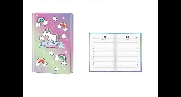 laFeltrinelli ''Agenda Virca 2019 Unicorno Rosa Grande Giornaliera ''''Realizza i tuoi sogni'''''' schrijfblok & schrift