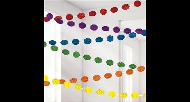 Amscan Slingers Regenboog 210 Cm 6 Stuks