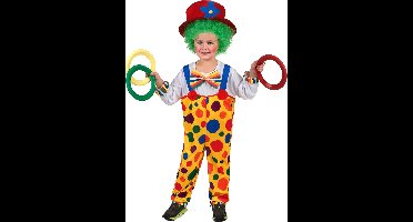 "Kleurrijk clown kostuum voor kinderen - Kinderkostuums - 122/134"
