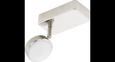 EGLO Connect Corropoli-C Opbouwspot - 1lichts - Nikkel - LED - WIt