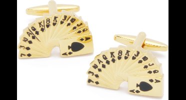 Manchetknopen - Kaarten Kaartspel Goud