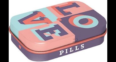 Love Pills Pepermunt Blik mint box 4 x 6 cm