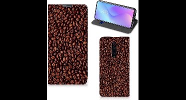 Standcase Hoesje voor Xiaomi Mi 9T Pro Flip Style Cover Koffiebonen
