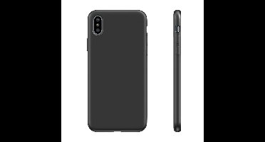 "BeHello iPhone XS Max Siliconen Hoesje Zwart "