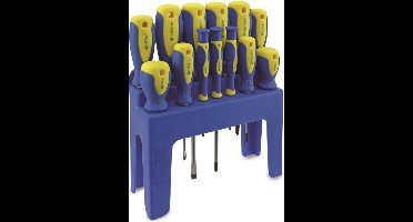 Kinzo set schroevendraaiers - 13 delig - magnetisch - CR-V-staal