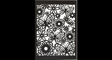 Creotime Patroonkarton 10,5 X 14,8 Cm 10 Stuks Zwart