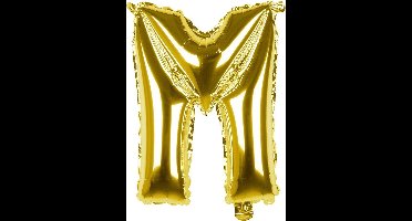 Boland - Folieballon letter M - Goud - Letterballon