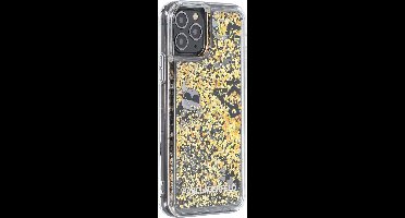 Zwart hoesje van Karl Lagerfeld - Backcover - Glitter - iPhone 11 Pro - Floating charms - KLHCN58ROGO