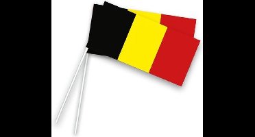 Witbaard - Zwaaivlaggetjes - België - 50st.
