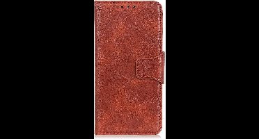 Shop4 - Geschikt voor Samsung Galaxy S21 Ultra Hoesje - Wallet Case Cabello Bruin