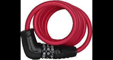 Abus kabelslot code Star 4508C/150 Rood