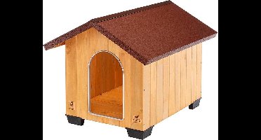 Ferplast Hondenhok Domus Maxi 81 X 101 X 78 Cm Hout Bruin/beige