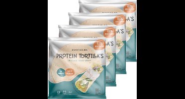Protiplan - Tortilla Wraps Atkins Recept - Voordeelpakket - 24 x 40 g - Koolhydraatarm - Eiwitrijk