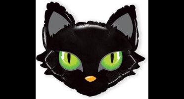 Witbaard Folieballon Zwarte Kat 71 Cm