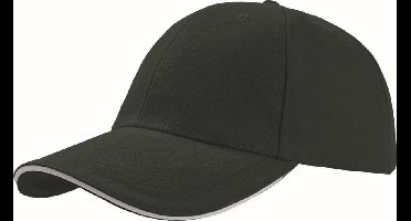 Atlantis Liberty Sandwich Heavy Brush Cotton 6 Panel Cap (Pack of 2) (Groen)