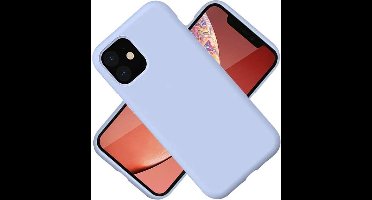 Hoesje Geschikt voor iPhone 12 / 12 Pro - Nano Liquid siliconen Backcover - Licht Blauw
