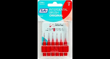 10x TePe Interdentale Ragers Original 0,5 mm Rood blister à 6 stuks