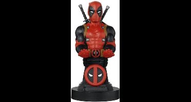 Cable Guy - Deadpool Plinth telefoonhouder - game controller stand met usb oplaadkabel  8 inch