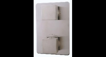 Wiesbaden Rombo Inbouw Douchekraan Afbouwset 2-Weg - RVS Look