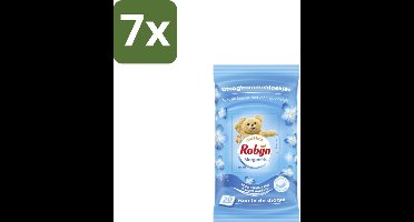 7 x Robijn Droogtrommeldoekjes Morgenfris 20 stuks per verpakking - Droogtrommeldoekjes - Wasgoed Drogen - Frisheid Droger - Wasgoed Verzorgen - Kleding Beschermen