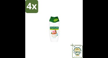 Palmolive – Douchecrème – Naturals Almond & Milk – 500 ml - Voordeelverpakking - 4 stuks - Natuurlijke reiniging - Zachte huid