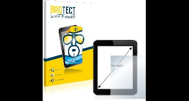 BROTECT - Screenprotector voor Tablets met 10.1 inch Schermen [223 mm x 126 mm, 16:9] - Folie Beschermfolie transparant - 2 Stuks