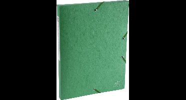 Exacompta 10x Klasseerdoos Scotten Rug 25mm - A4 - Groen - 50703E
