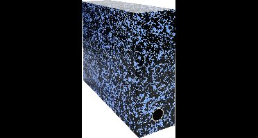 Exacompta 5x ANNONAY Transportdoos Rug 90mm - Blauw - 89722E