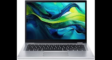 Acer Aspire Go Spin 14 AGSP14-31PT-37XH Intel Core 3 N355 Hybride (2-in-1) 35,6 cm (14") Touchscreen WUXGA 8 GB LPDDR5-SDRAM 128 GB eUFS Wi-Fi 6 (802.11ax) Windows 11 Home US International Zilver