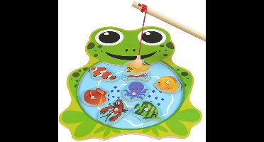 Magnetisch visspel - Montessori visspeelgoed - Houten magnetisch spel - Speelgoed voor de motoriek - Houten visspel - Educatief speelgoed voor kinderen vanaf 2 jaar - Cadeau voor kinderen