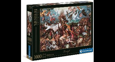 Clementoni - Puzzel - 1000 Stukjes - De Val van de Rebel Engelen - Kunstpuzzel voor Volwassenen en Kinderen