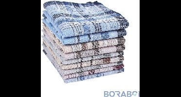 Stoffen Zakdoeken - Geruit - 38x38 cm - 100% Katoen