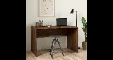 Bureau Boston Walnoot 120x75 cm - Strak design met kabeluitsparing