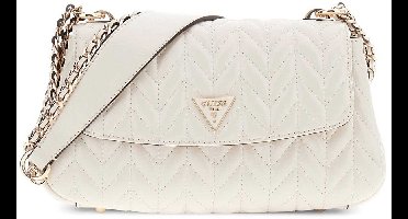 GUESS schoudertas Cheryl Convertible Xbody Flap Stone crème