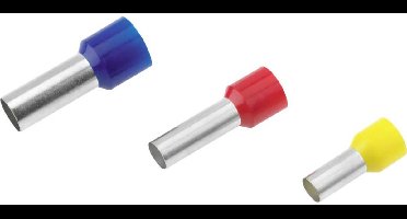 Cimco 187026 Adereindhulzen 16 mm² Deels geïsoleerd Blauw 100 stuk(s)