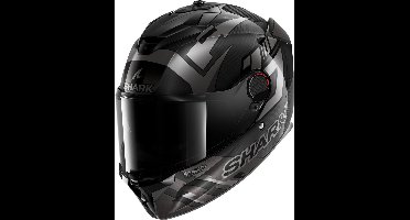 SHARK Spartan Gt Pro Carbon Zarco Track Racer Carbon Antraciet Chrome DAU - Maat - Helm